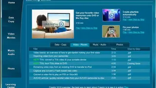 Roxio Creator screenshot