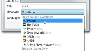 RS TV Show Tracker screenshot