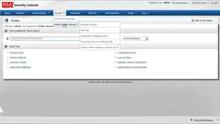 RSA Access Manager screenshot