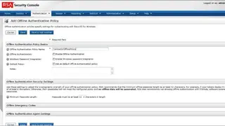 RSA envision screenshot