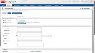 RSA Identity and Access Management screenshot