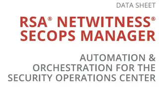 RSA NetWitness SecOps Manager screenshot