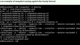 Rsnapshot screenshot