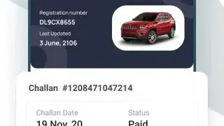 RTO Vehicle Information App screenshot