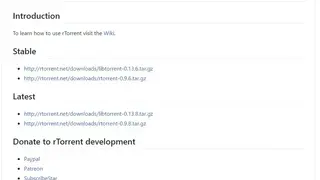 rTorrent screenshot