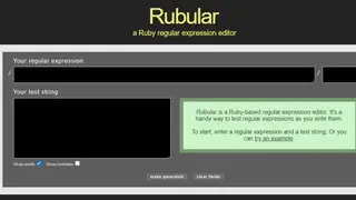 Rubular screenshot