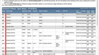 Rundown Creator screenshot