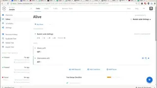 Runscope screenshot