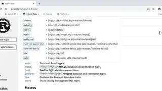 Rust Search Extension screenshot