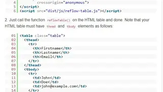 RWD Reflow Table screenshot