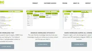 SABIO Knowledge Management screenshot