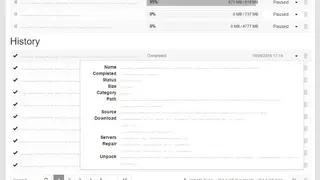 SABnzbd screenshot