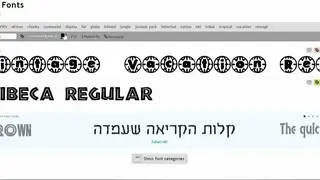 Safari Fonts screenshot