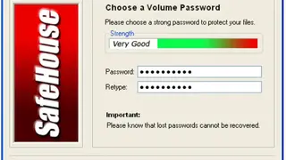 SafeHouse Encryption screenshot