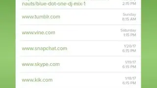 SaferKid Text Monitoring App screenshot