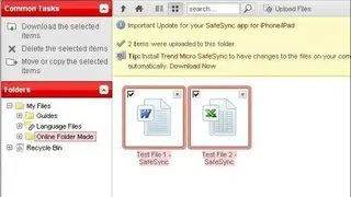 SafeSync screenshot