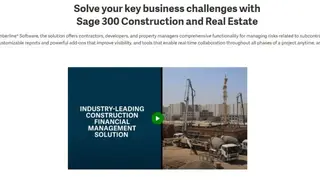 Sage 300 Construction and Real Estate screenshot