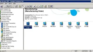 Sage 300 ERP screenshot
