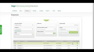 Sage Business Cloud Accounting screenshot