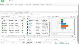 Sage CRM screenshot