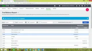 Sage One screenshot
