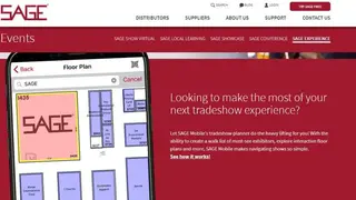 SAGE Tradeshow screenshot