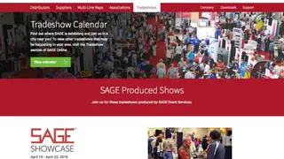 SAGE Tradeshow screenshot