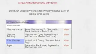 Sahiwala Cheque Printing Software screenshot