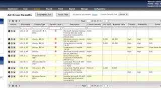 SAINT Security Suite screenshot