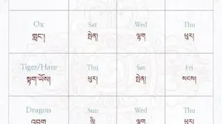 Sakya Calendar screenshot