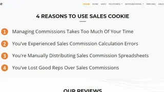 Sales Cookie screenshot
