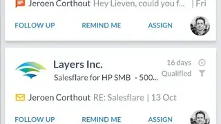 Salesflare screenshot