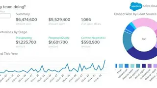 Salesforce Analytics Cloud screenshot
