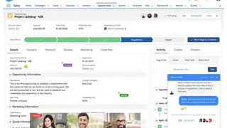 Salesforce Chatter screenshot