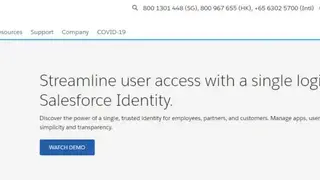 Salesforce Identity screenshot