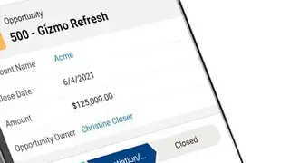 Salesforce Lightning screenshot