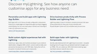 Salesforce Lightning screenshot