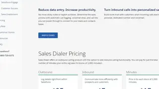 Salesforce Lightning Dialer screenshot