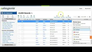 Salesgenie screenshot