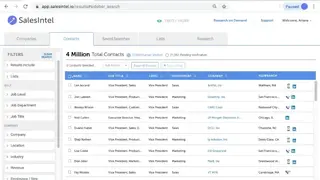SalesIntel screenshot