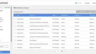 SalesIntel screenshot