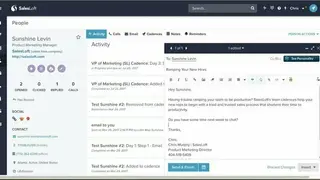 SalesLoft screenshot