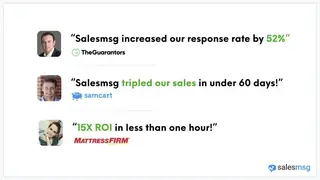 Salesmsg screenshot