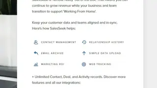 SalesSeek screenshot