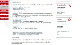 Samba screenshot