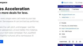 Samespace screenshot