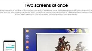 Samsung DeX screenshot