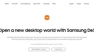 Samsung DeX screenshot