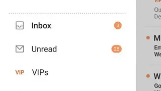 Samsung Email screenshot