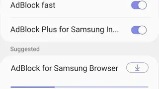 Samsung Internet Browser Beta screenshot